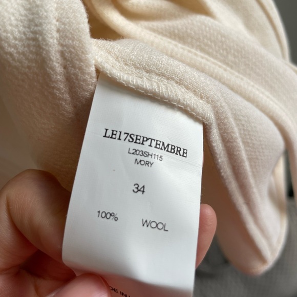 Le17septembre wool blouse - Picture 6 of 8